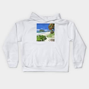 Whangamata Beach Kids Hoodie